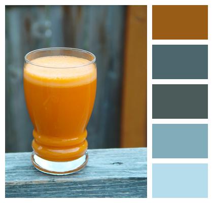 Cup Carrot Juice Glass Image